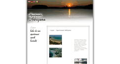 Desktop Screenshot of apartments-adrijana.com