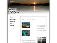 Tablet Screenshot of apartments-adrijana.com